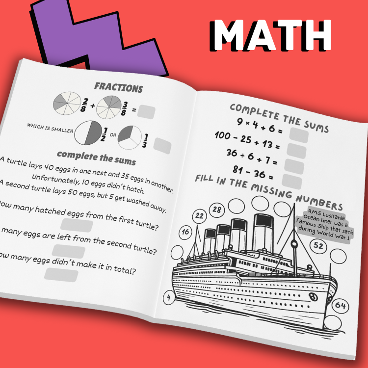 Ahh I'm so bored Activity Book Kids Age 8-12: Ultimate Collection of Variety Ocean Themed Activities