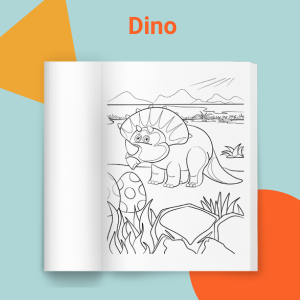 Learn With Dixie & Dot: Dinosaur Adventures | 3 IN 1 Color, Activity, and Worksheet Book