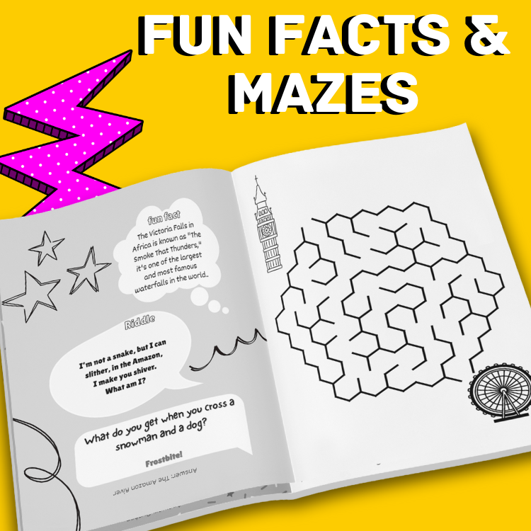 Ahh I'm so bored Activity Book Kids Age 8-12: Ultimate Collection of Variety World Themed Activities