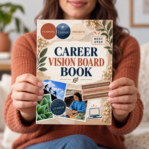 Career Boss Vision Board Book: 400+ Elements | Clip Art to Create Powerful Future Life Goals using Visually Appealing Images, Positive Affirmations, and Gratitude Statements
