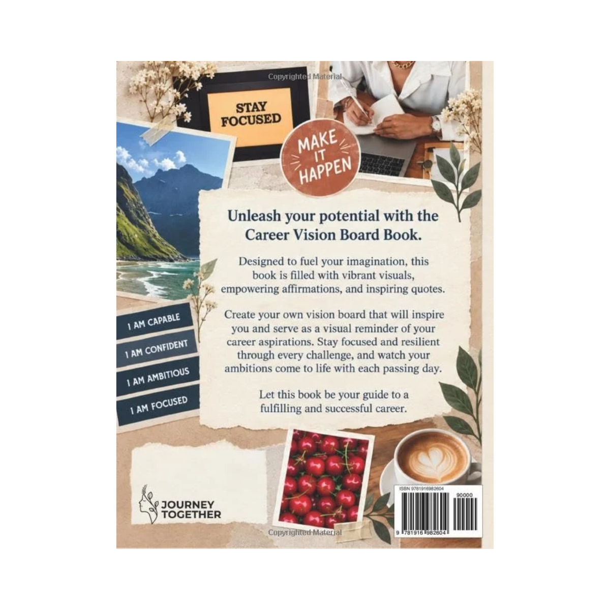 Career Boss Vision Board Book: 400+ Elements | Clip Art to Create Powerful Future Life Goals using Visually Appealing Images, Positive Affirmations, and Gratitude Statements