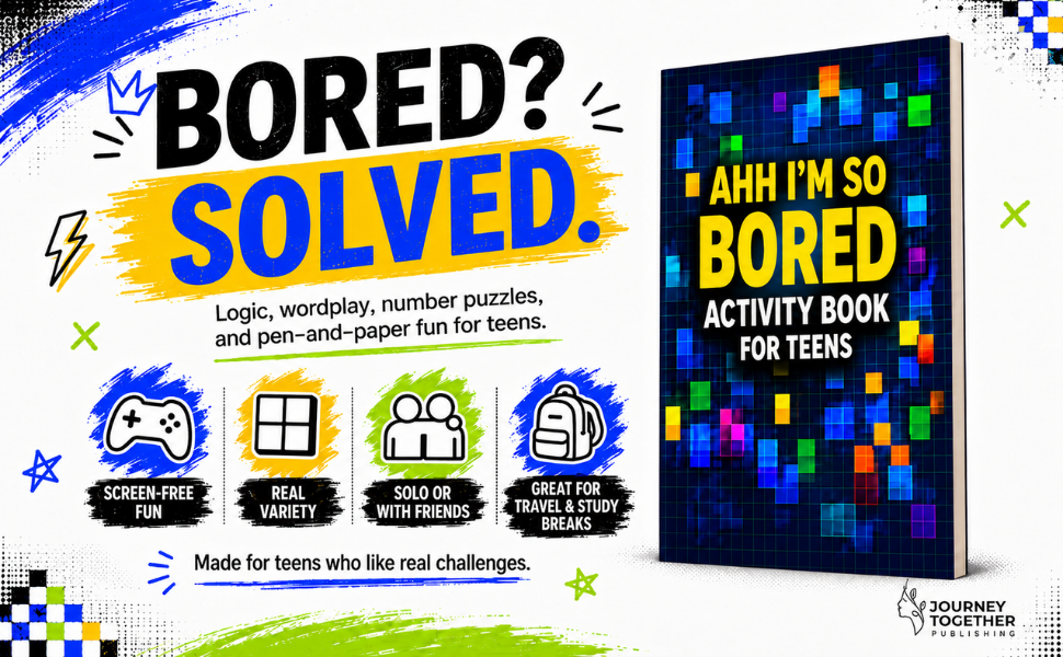 Ahh I’m So Bored Activity Book for Teens: Logic Lab, Stuff to Do When Bored, Trivia Stuff, Fun Gift Sets for Teens