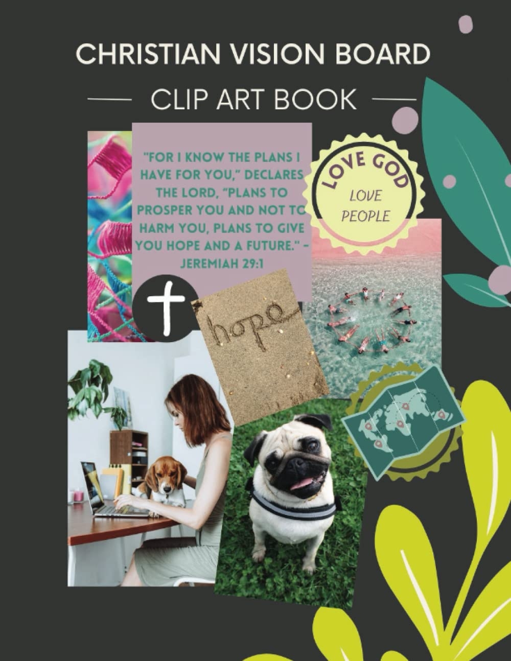 Christian Vision Board: Clip Art Book