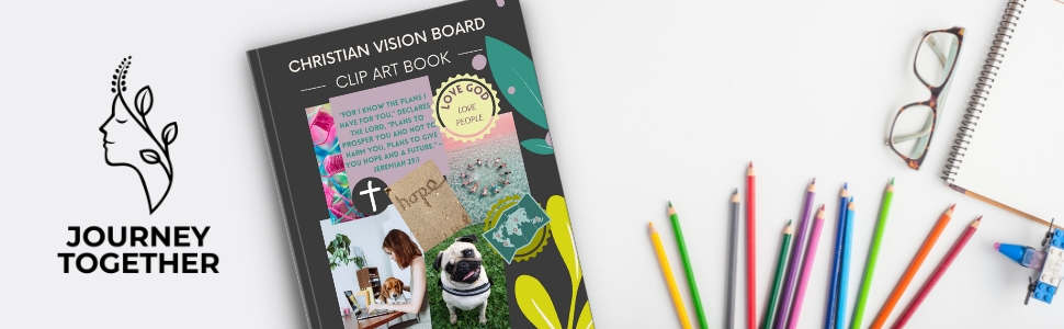 Christian Clip Art: Vision Board Book
