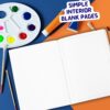 Sketchbook: Pirate-Themed Playful and Colorful Cover | Large 8.5" x 11" Blank Page Canvas | 120 Pages - Image 3